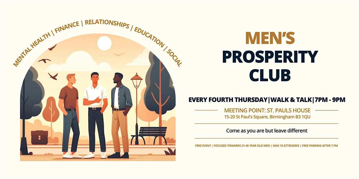 Men's Prosperity Club - Walk and Talk