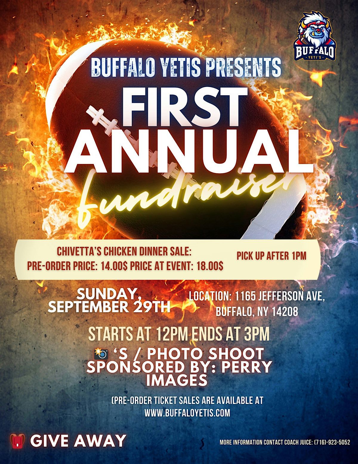 Buffalo Yetis Fundraiser