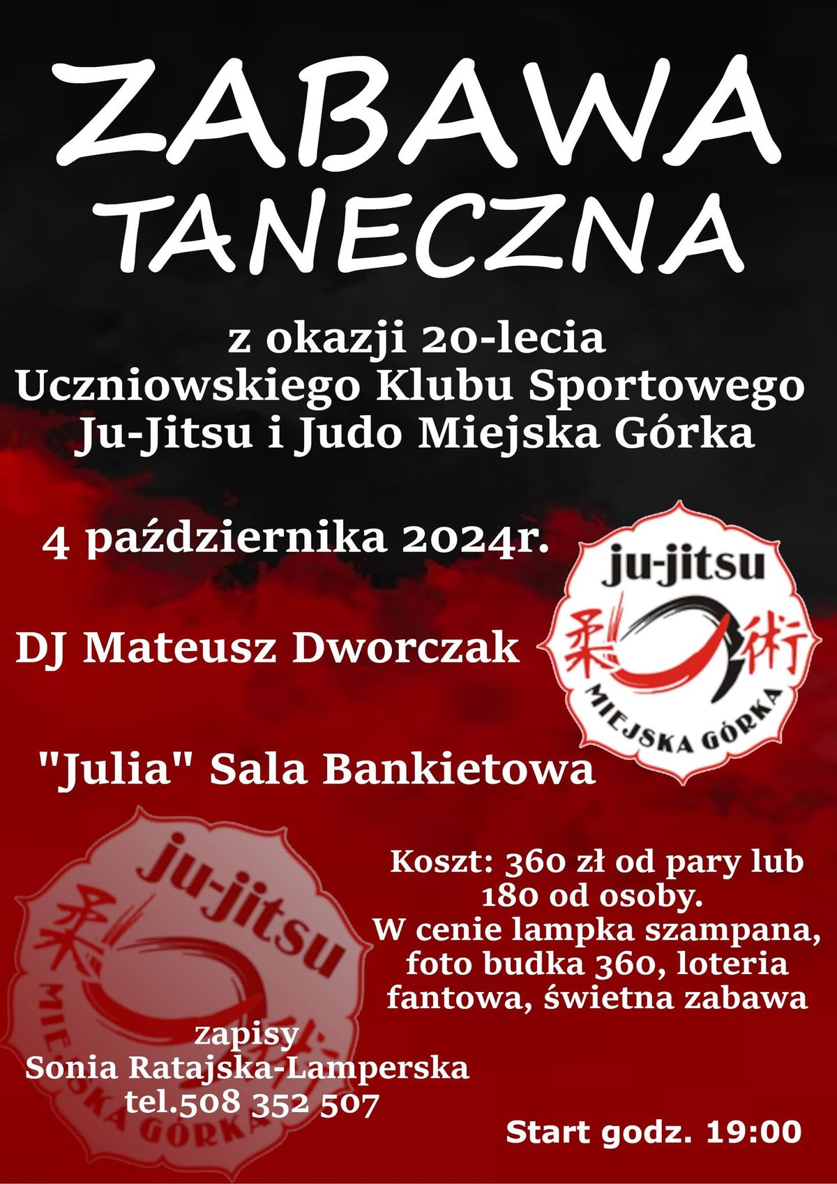  20 -lecie UKS Ju Jitsu i Judo Miejska G\u00f3rka.