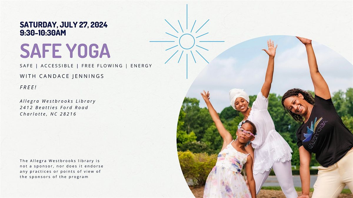 SAFE Yoga Charlotte Pop-UP