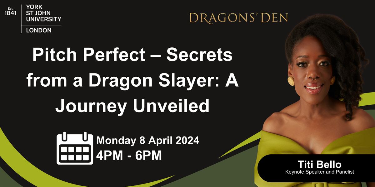 New date: Pitch Perfect \u2013 Secrets from a Dragon Slayer: A Journey Unveiled