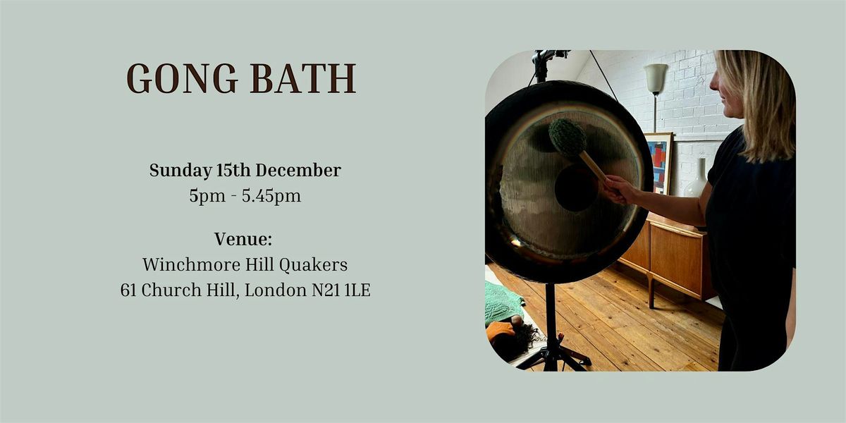 Winter Solstice Gong Bath