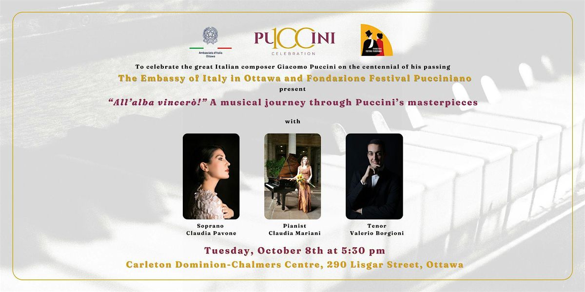 "All'alba vincer\u00f2!" A musical journey through Puccini's masterpieces