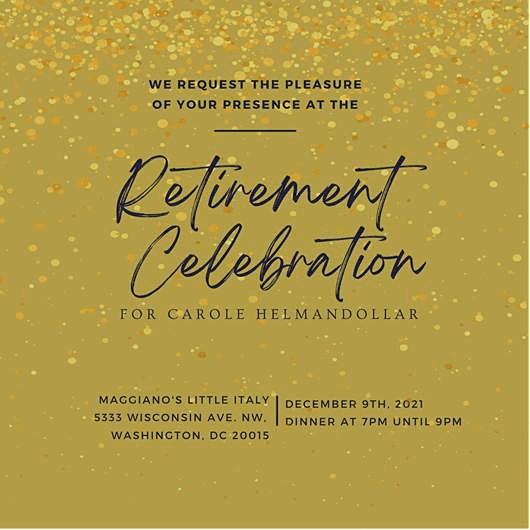 Carole\u2019s Helmandollar Retirement Celebration