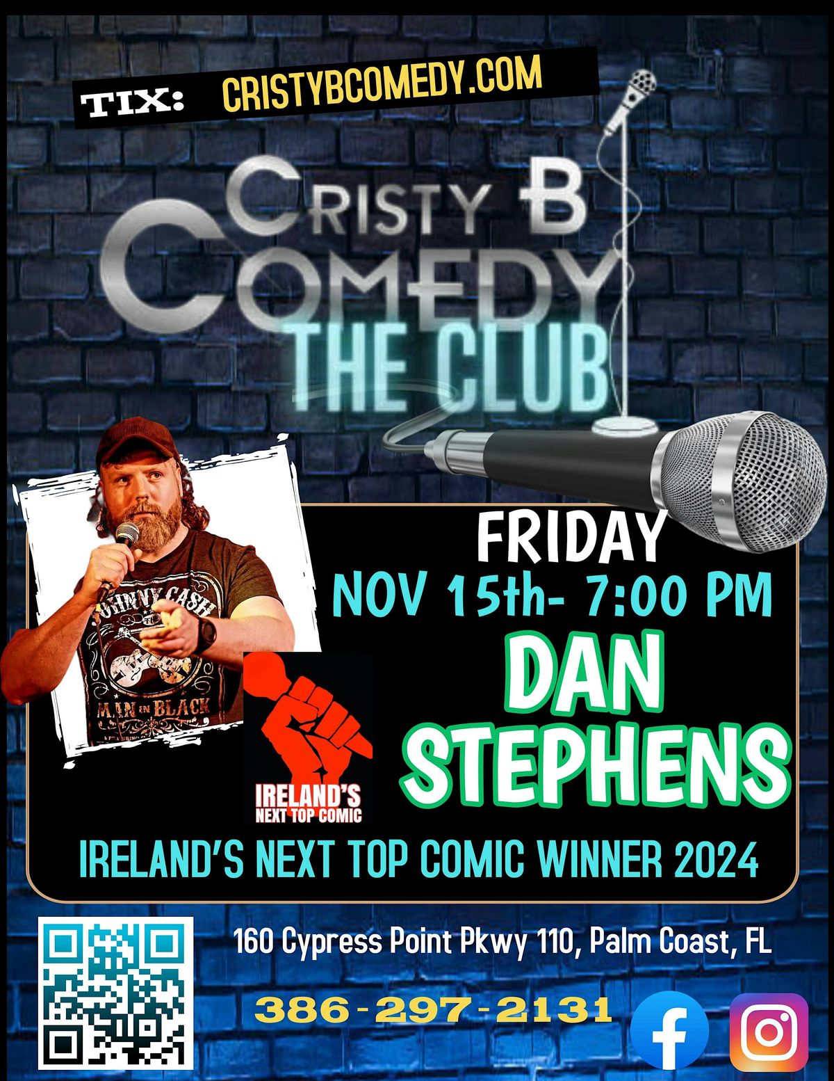 Friday night Comedy with DAN STEPHENS