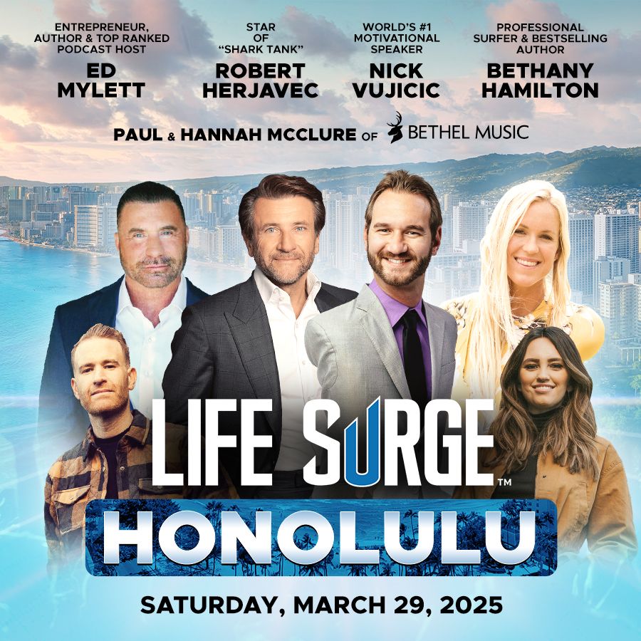 Life Surge Experience: Robert Herjavec  Nick Vujicic  Bethany Hamilton & Ed Mylett