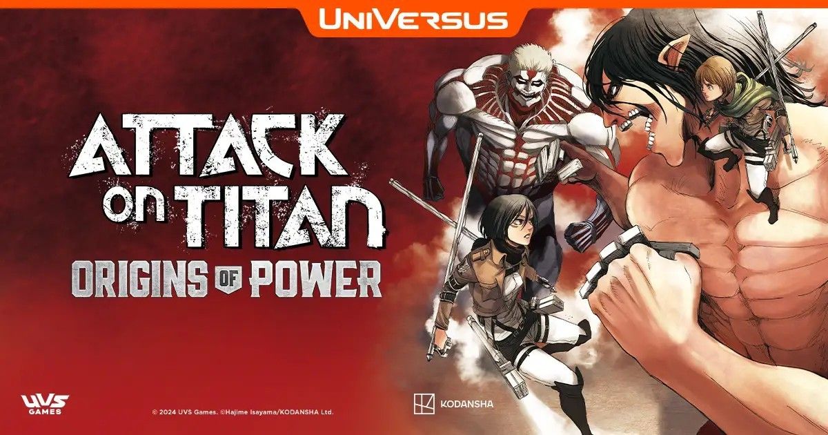 UniVersus Attack on Titan Origins of Power Pre-Release