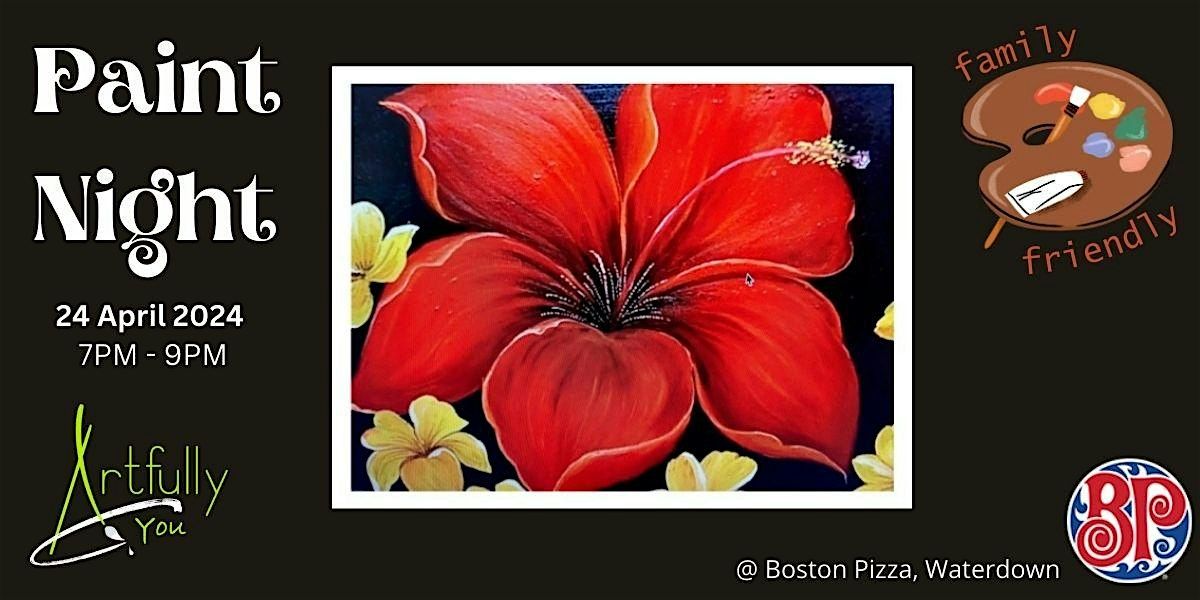24 April 2024 Paint Night -Boston Pizza, Waterdown