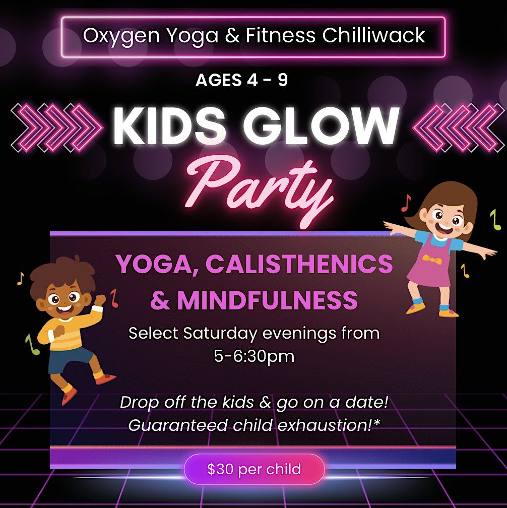 HALLOWEEN Kids Yoga & Fitness GLOW Party!