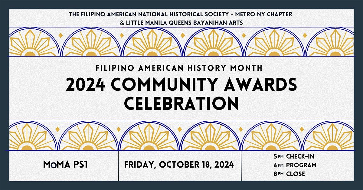 FILIPINO AMERICAN HISTORY MONTH: COMMUNITY AWARDS CELEBRATION