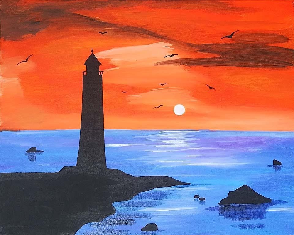 Sip and Paint - "Lighthouse"  JT's Tavern