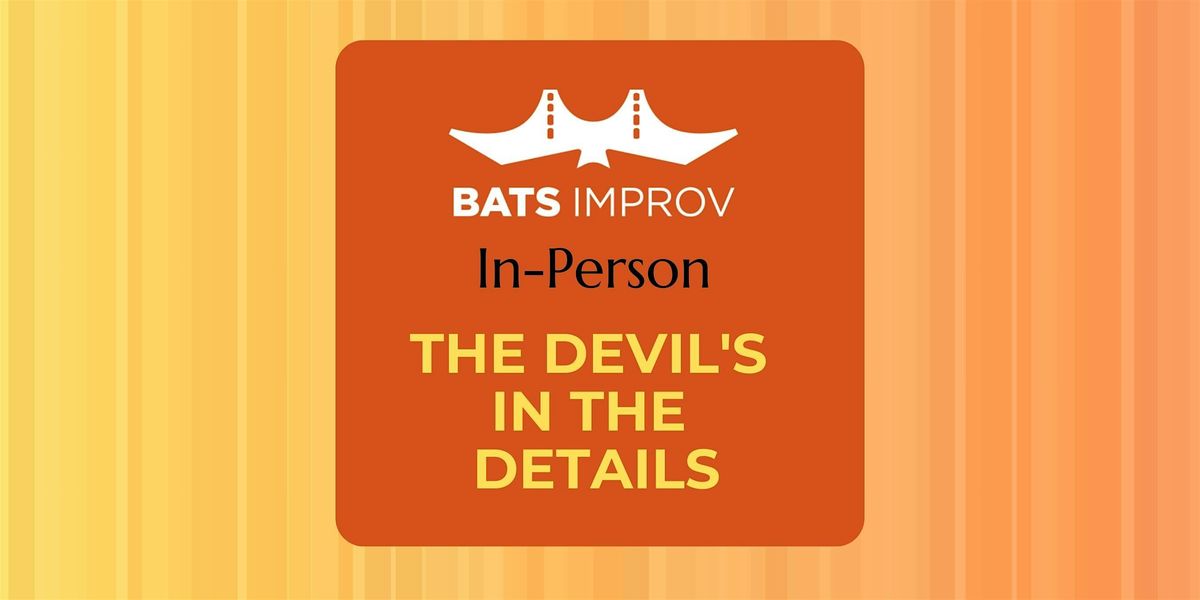 In-Person: The Devil is in the Details Weekend Intensive with Tim Orr