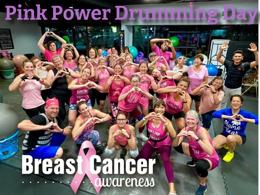 Pink Power Drumming