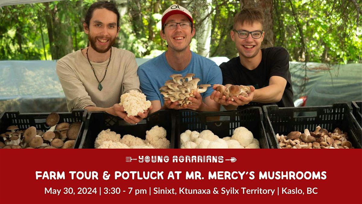 Farm Tour and Potluck at Mr. Mercy's Mushrooms