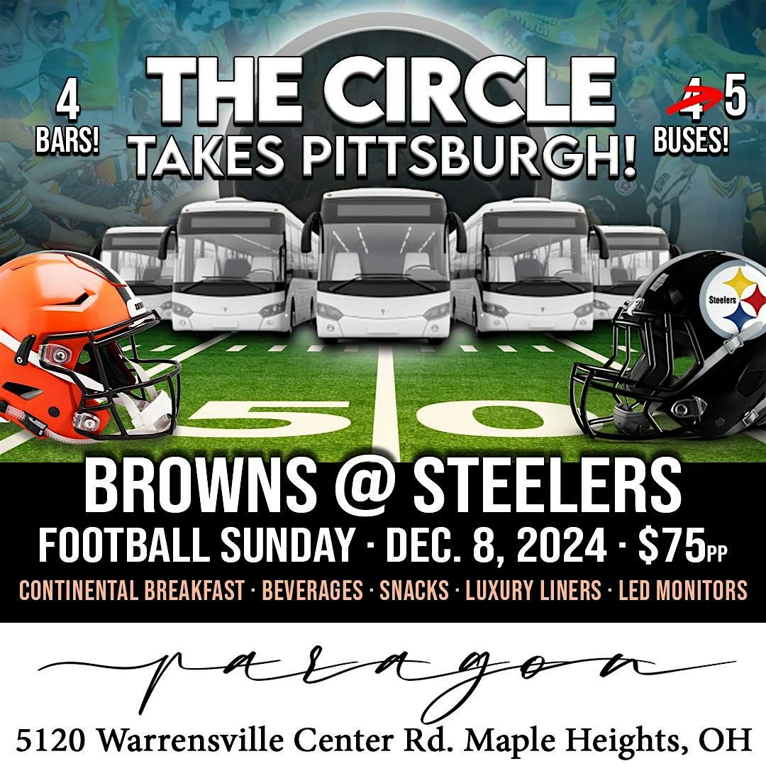 Paragon Social & The Circle - Browns vs Steelers Bus Trip