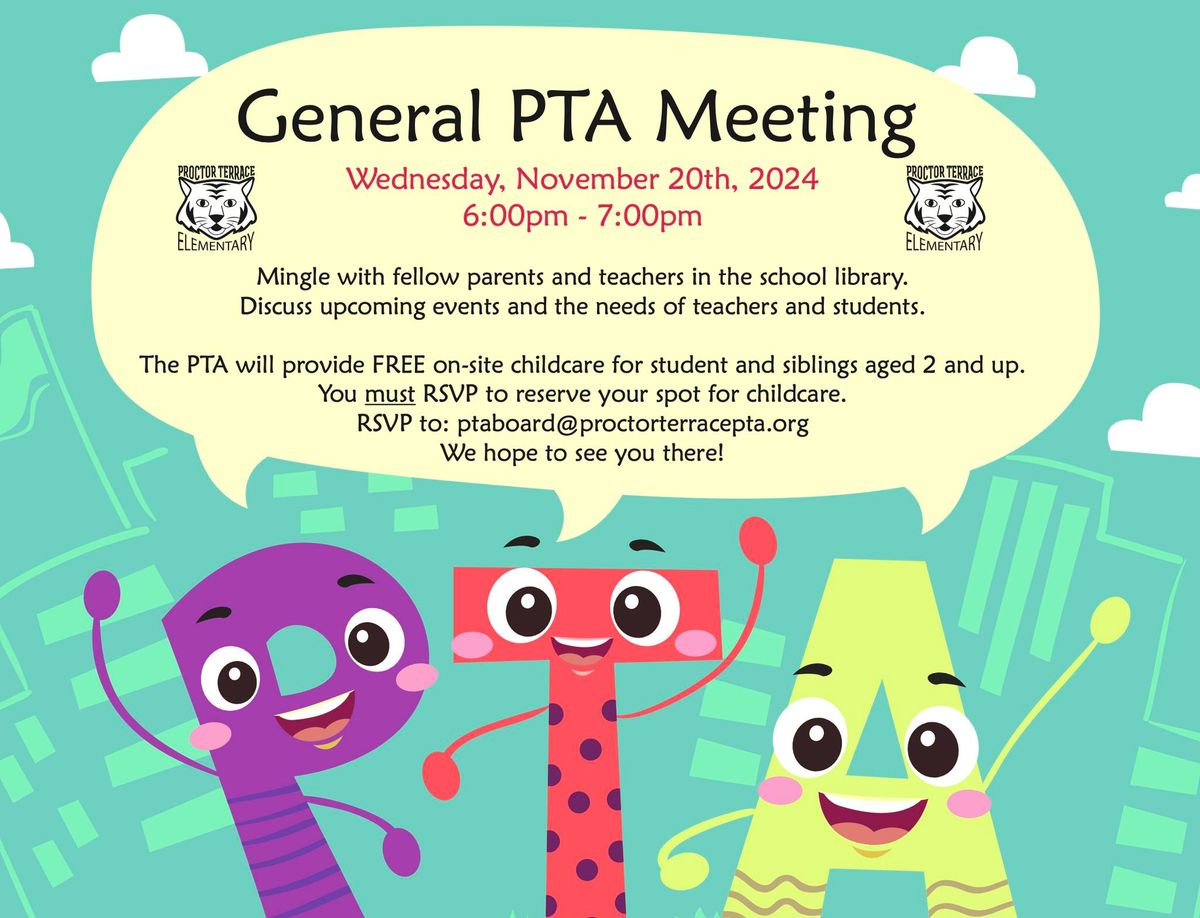 General PTA Meeting