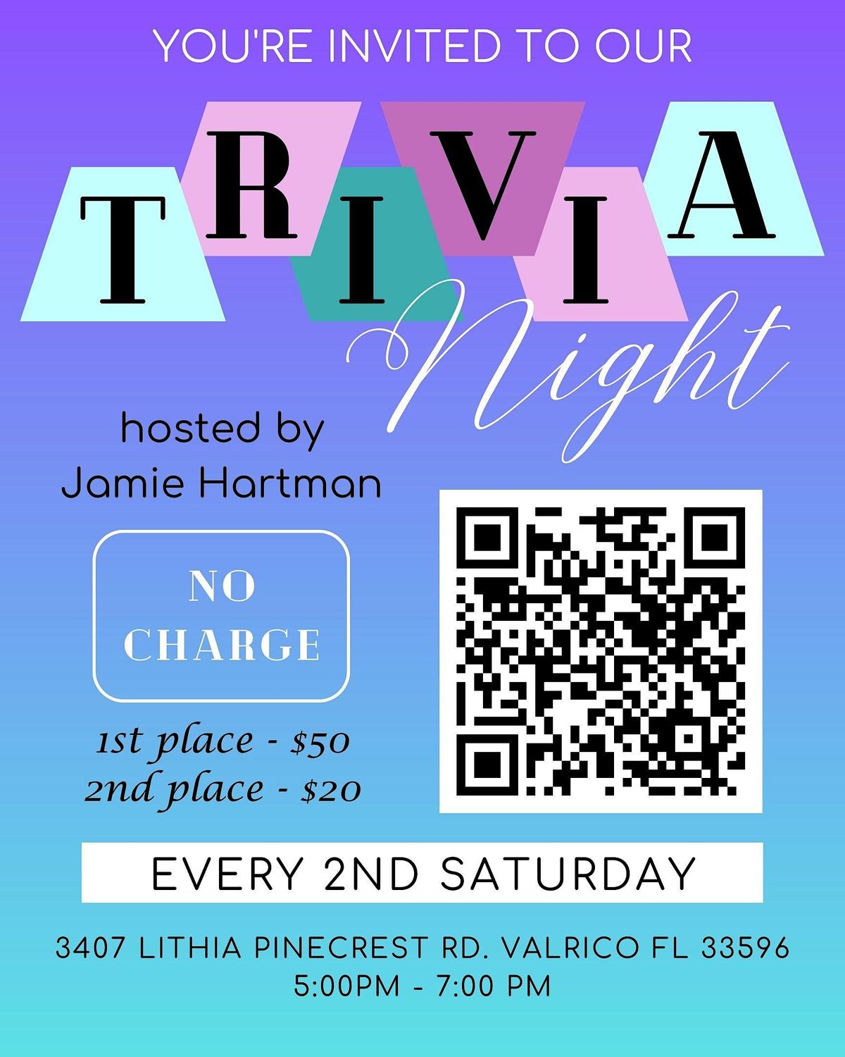 Chill OUT Trivia with Jamie Hartman