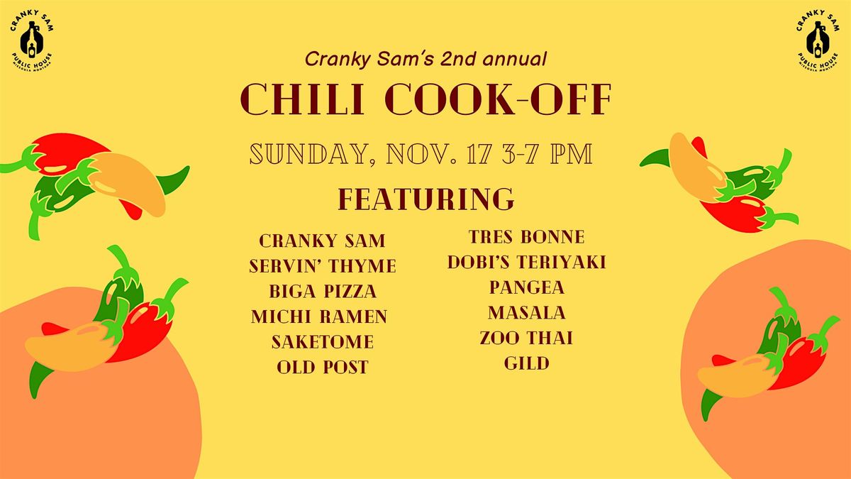 Cranky Sam's Chili Cook-off