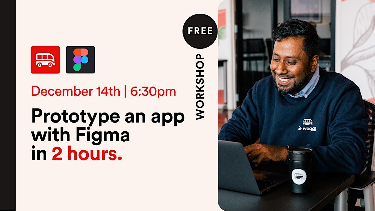 Online workshop: Design a wireframe and prototype it on Figma in 2 hours