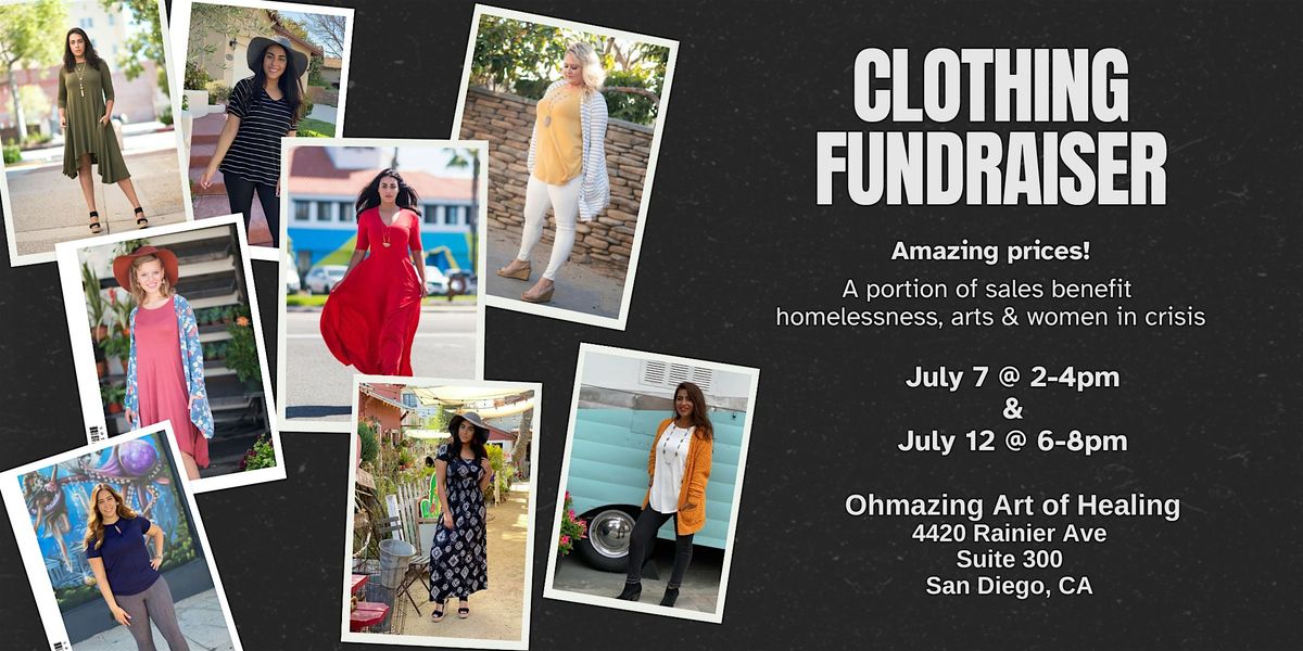 Clothing Sale - Fundraiser Benefitting Homelessness, Arts & Women in Crisis