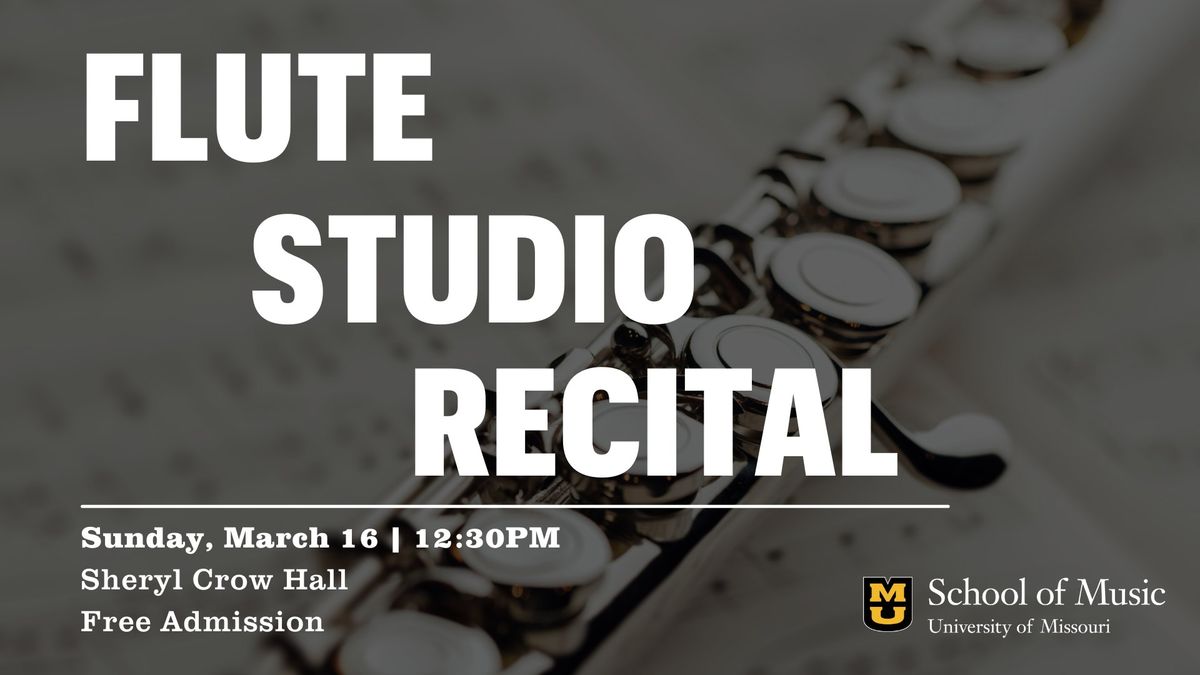 MU Flute Studio Recital