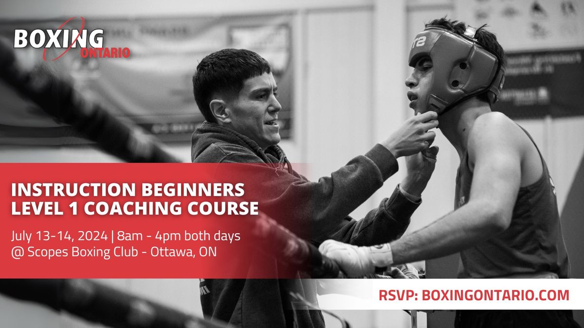 COACHING COURSE | Instruction Beginners (Level 1) \u2013 Ottawa