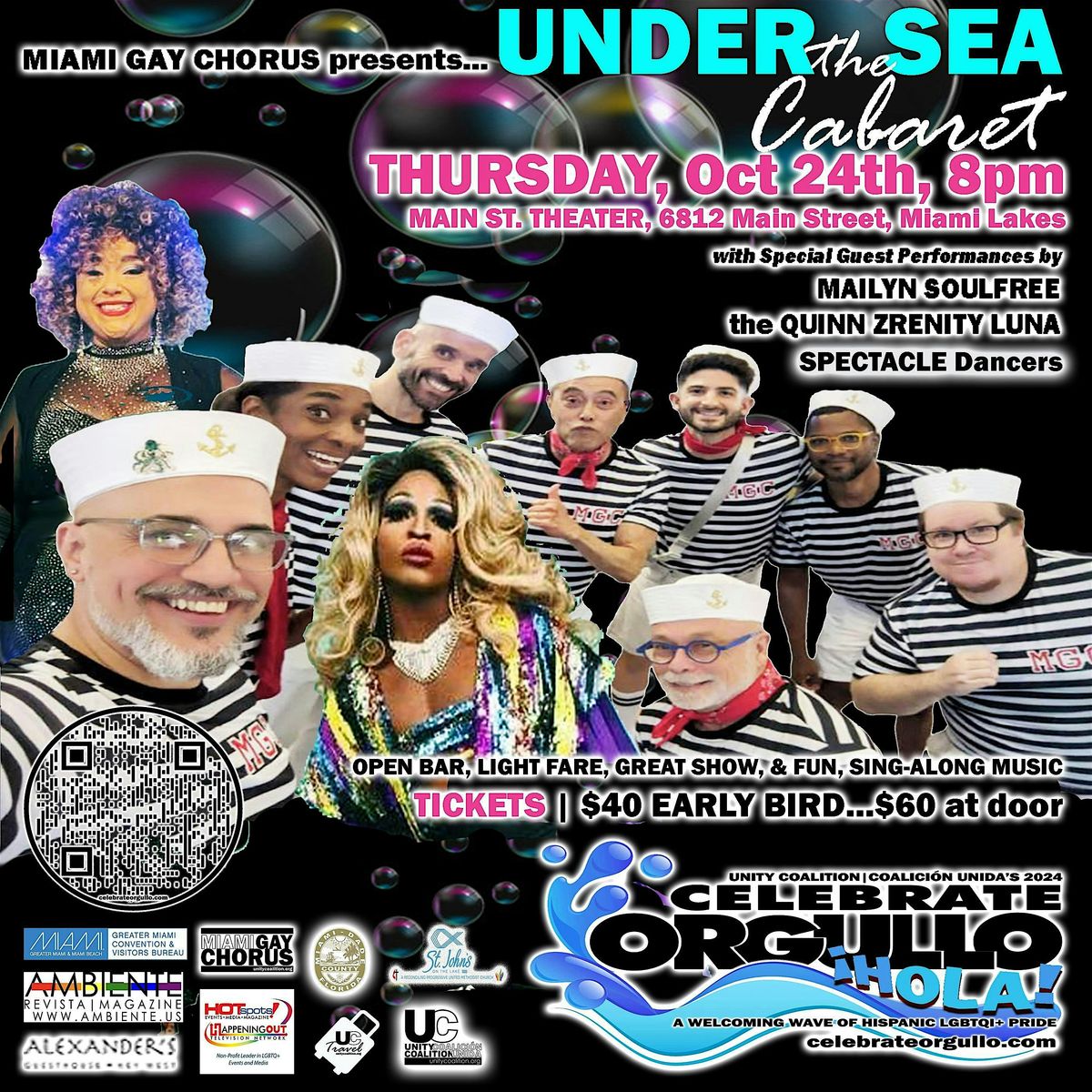 MIAMI GAY CHORUS' UNDER THE SEA CABARET - Thursday Oct 24, 2024