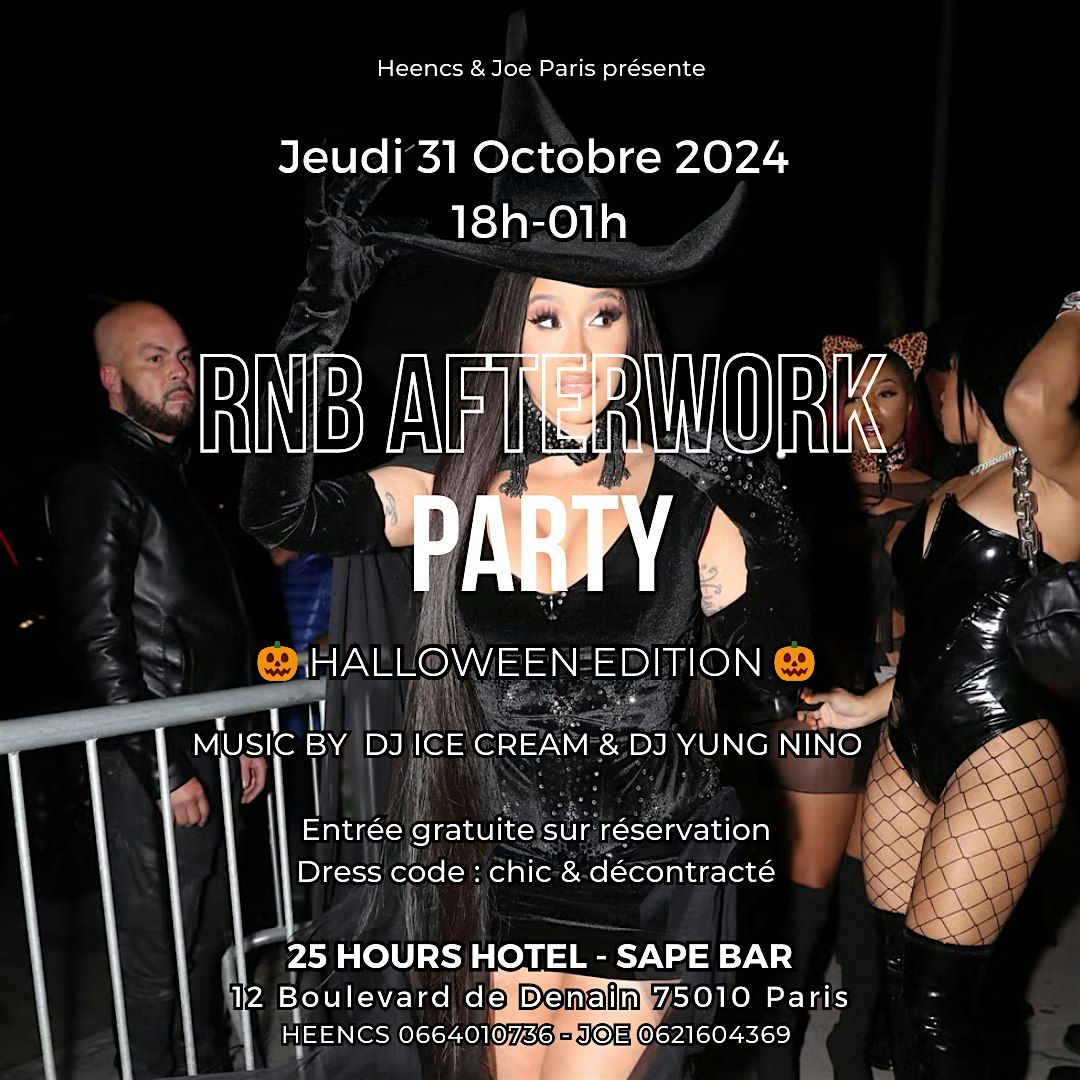 RNB AFTERWORK PARTY | HALLOWEEN EDITION |  ENTREE LIBRE