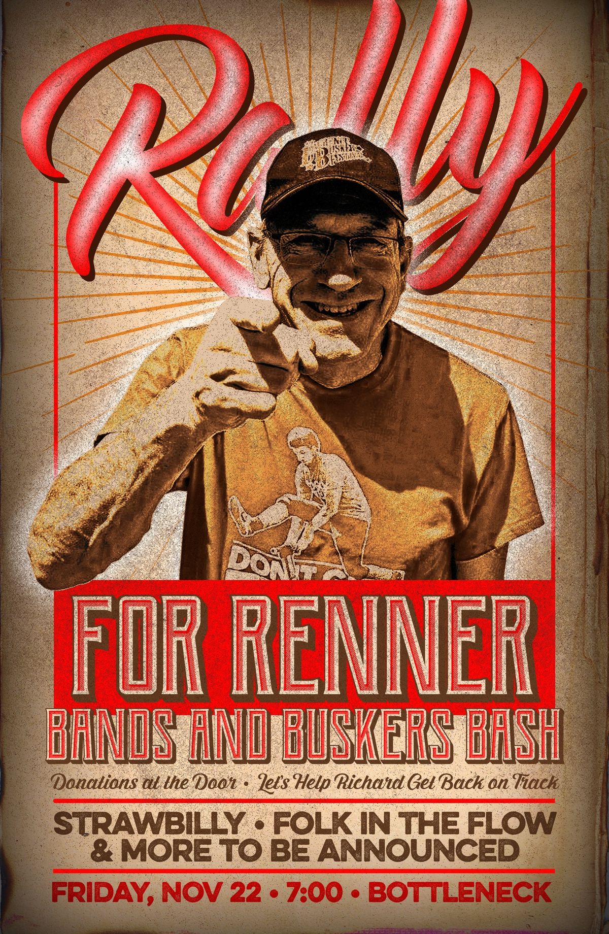 Rally for Renner: Buskers and Bands Bash