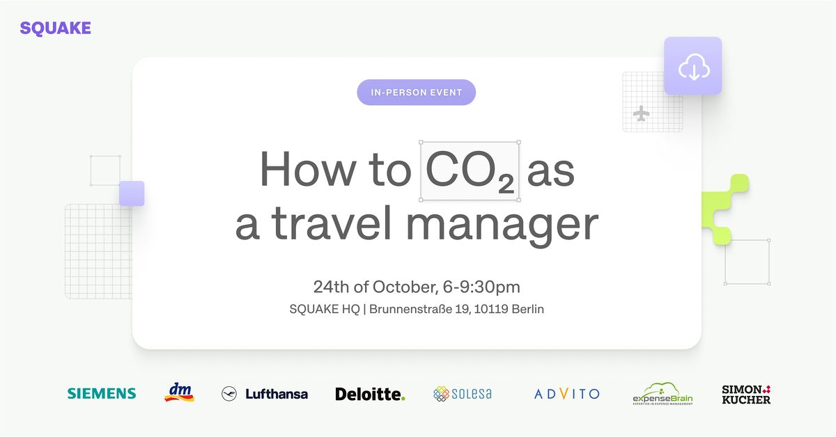 How to CO\u2082 as a travel manager