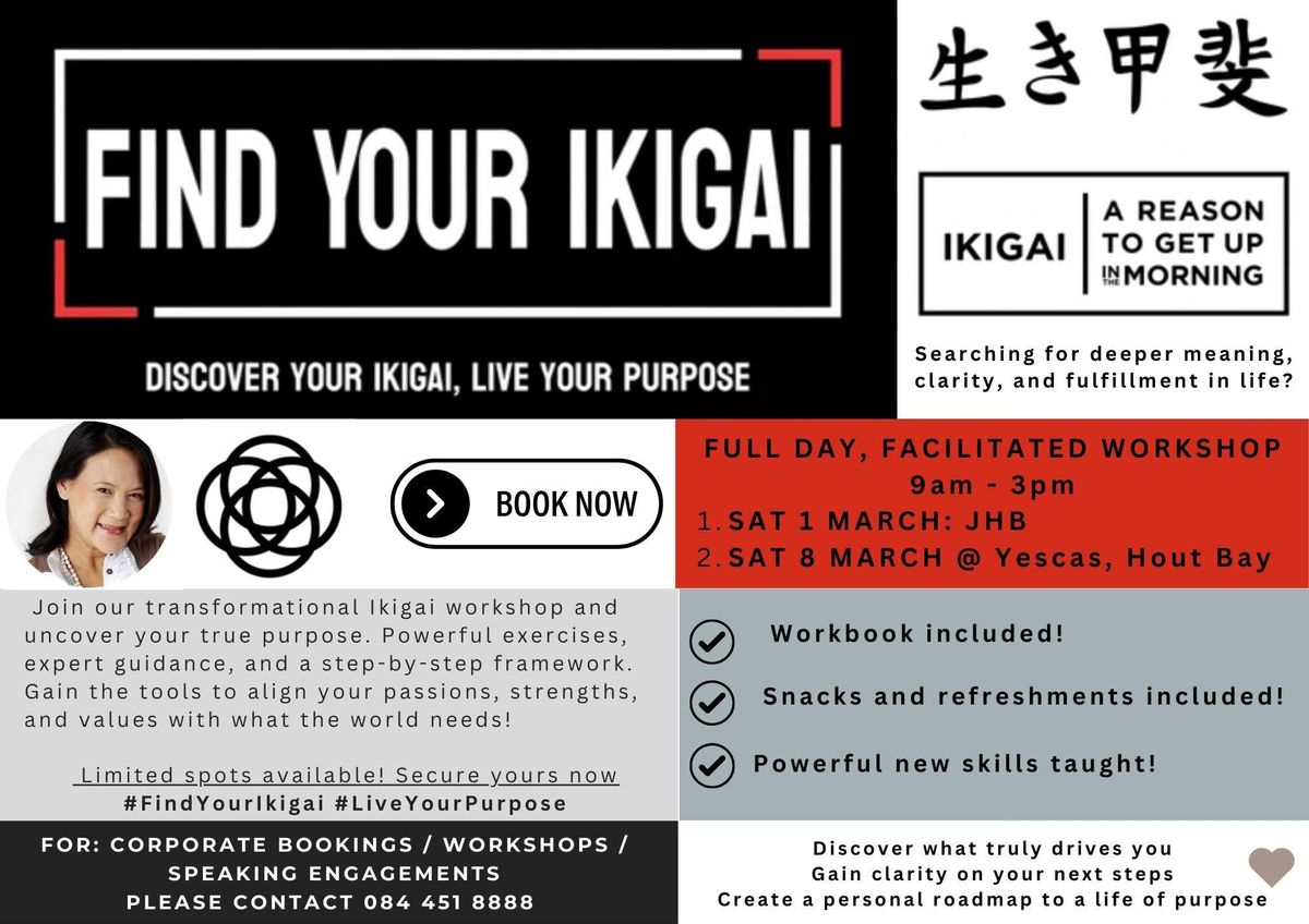 Find your Ikigai - Live your Purpose CT