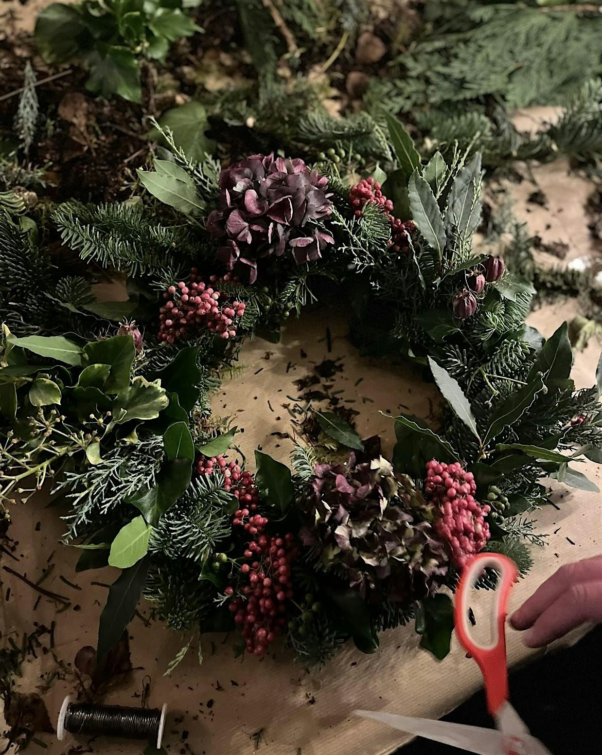 Christmas Wreath Making  Workshop