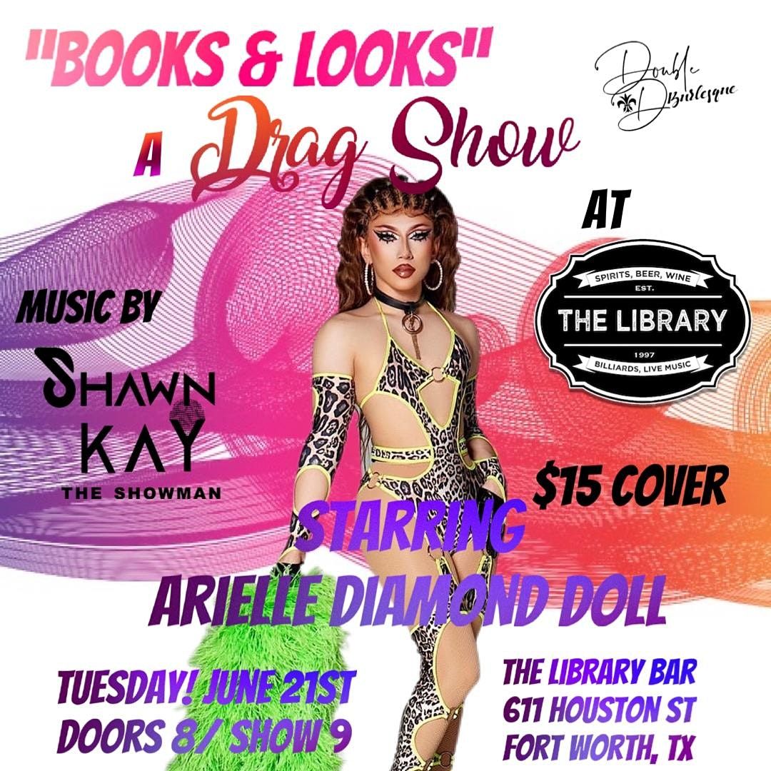 Books & Looks: A Drag Show at The Library Bar