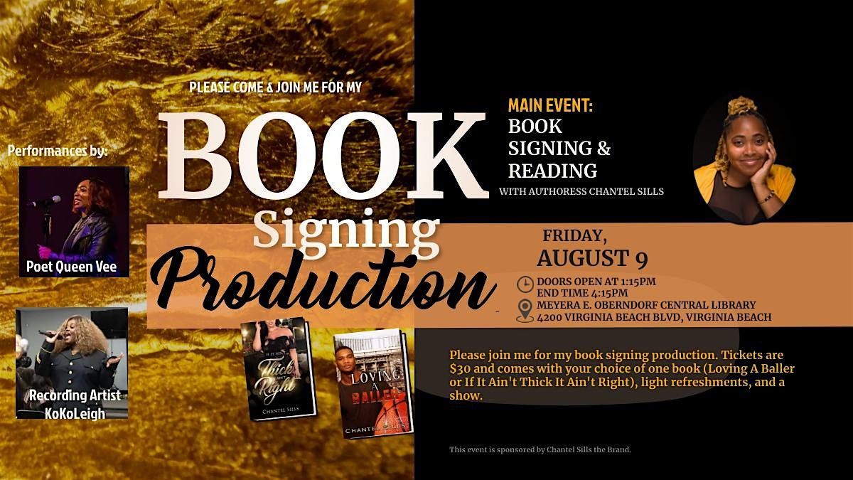 Authoress Chantel Sills Book Signing Showcase