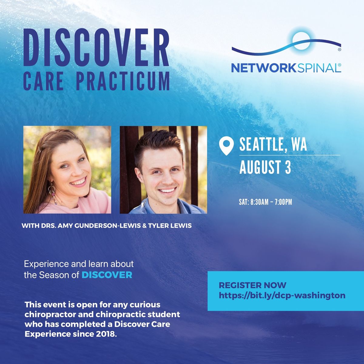 NetworkSpinal Discover Care Practicum with Drs. Amy Gunderson-Lewis and Tyler Lewis