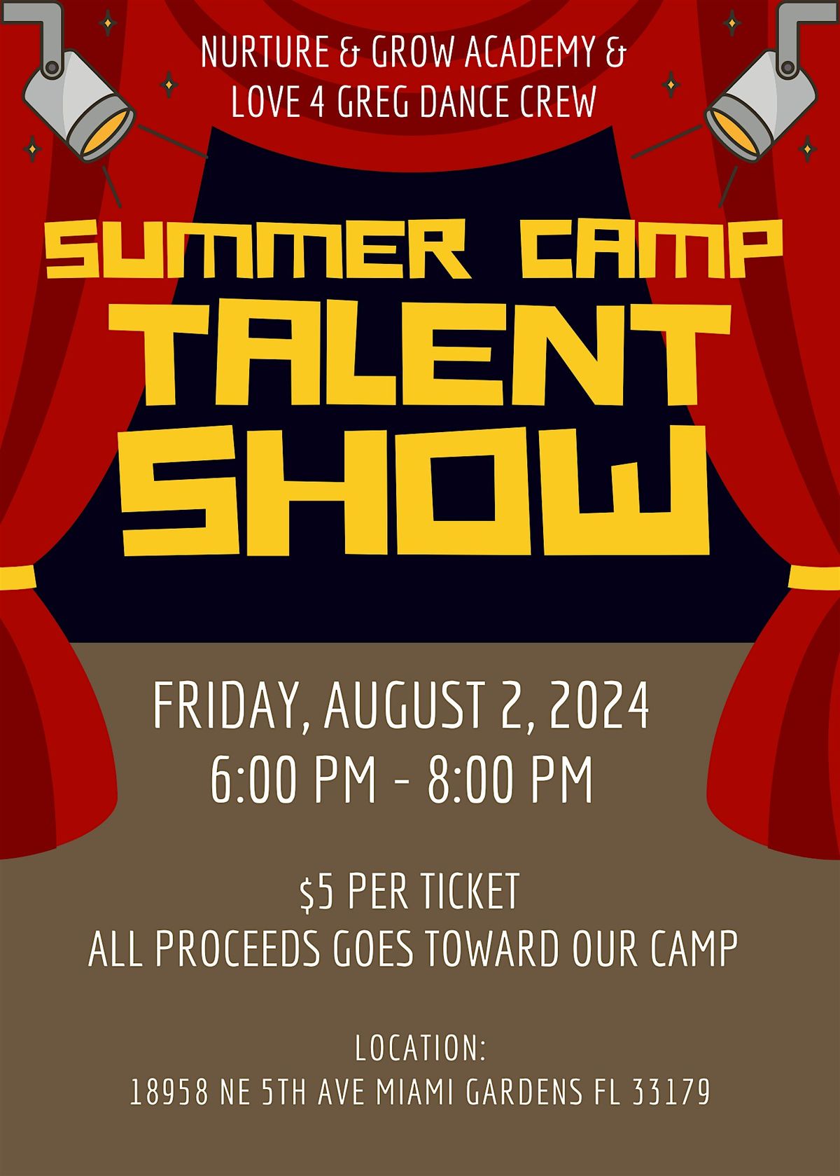 Summer Camp Talent Show