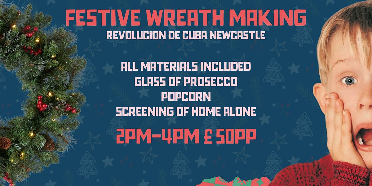 Festive Wreath Making at Revolucion de Cuba