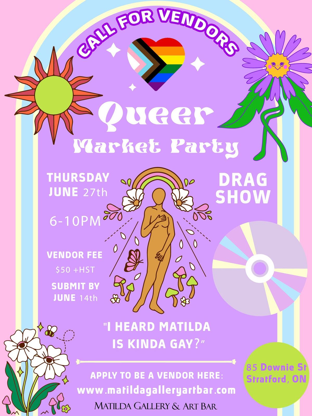 CALL FOR VENDORS! Queer Market Party