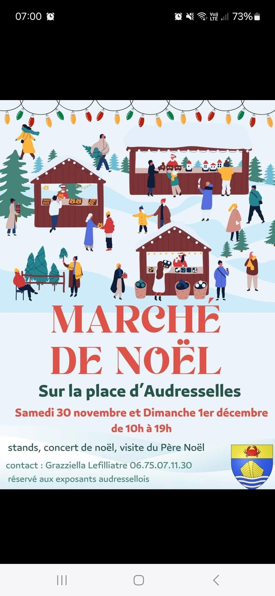 No\u00ebl sur la place d'audresselles