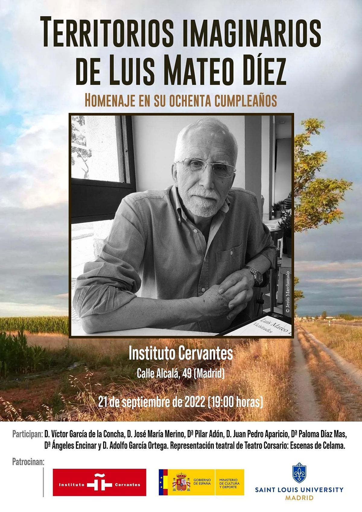 Territorios imaginarios de Luis Mateo D\u00edez. Homenaje en su 80 cumplea\u00f1os