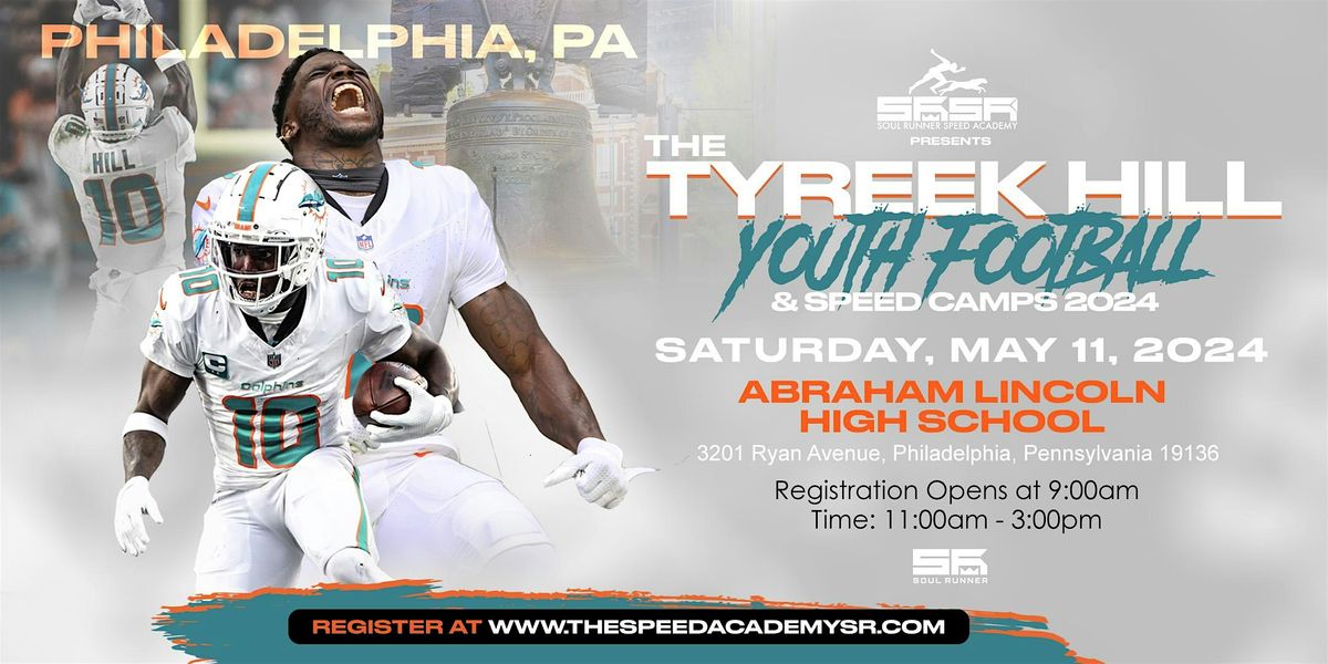 Tyreek Hill Youth Football Camp: PHILADELPHIA, PA