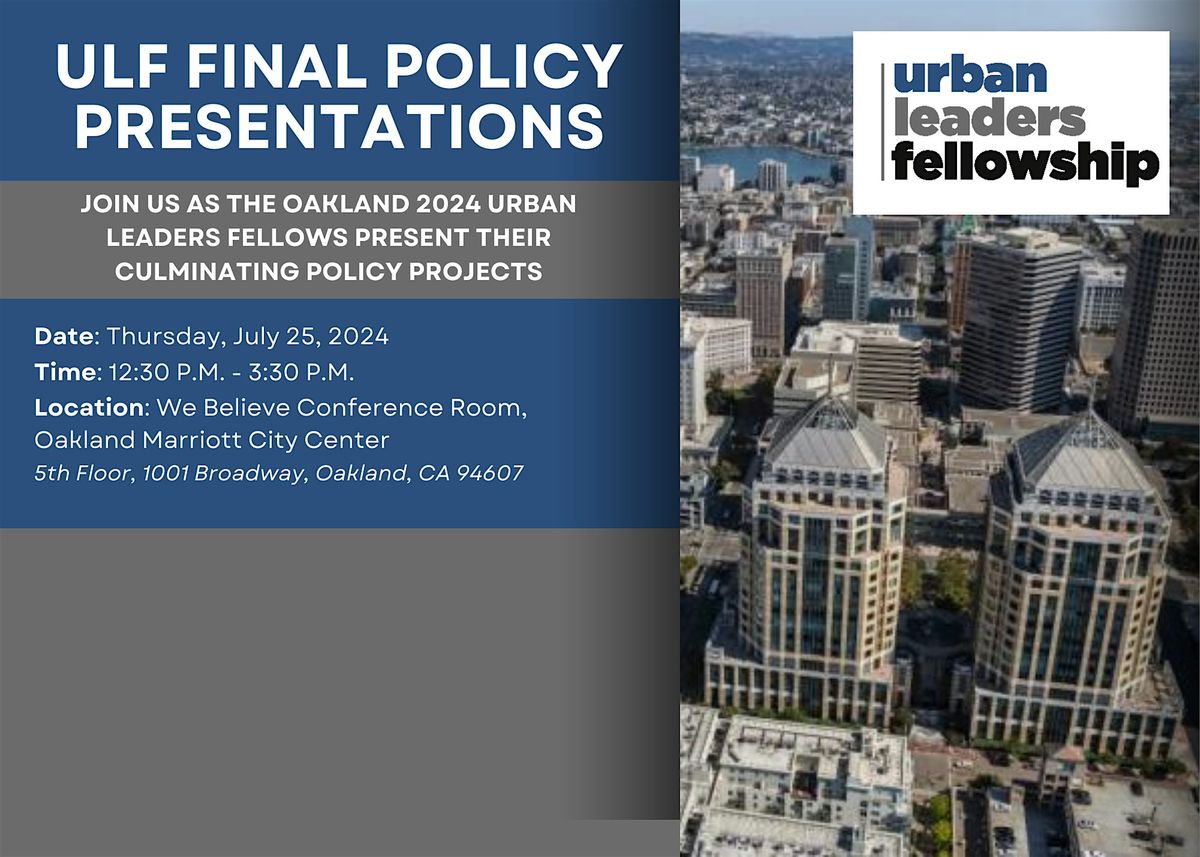 ULF Final Policy Presentations