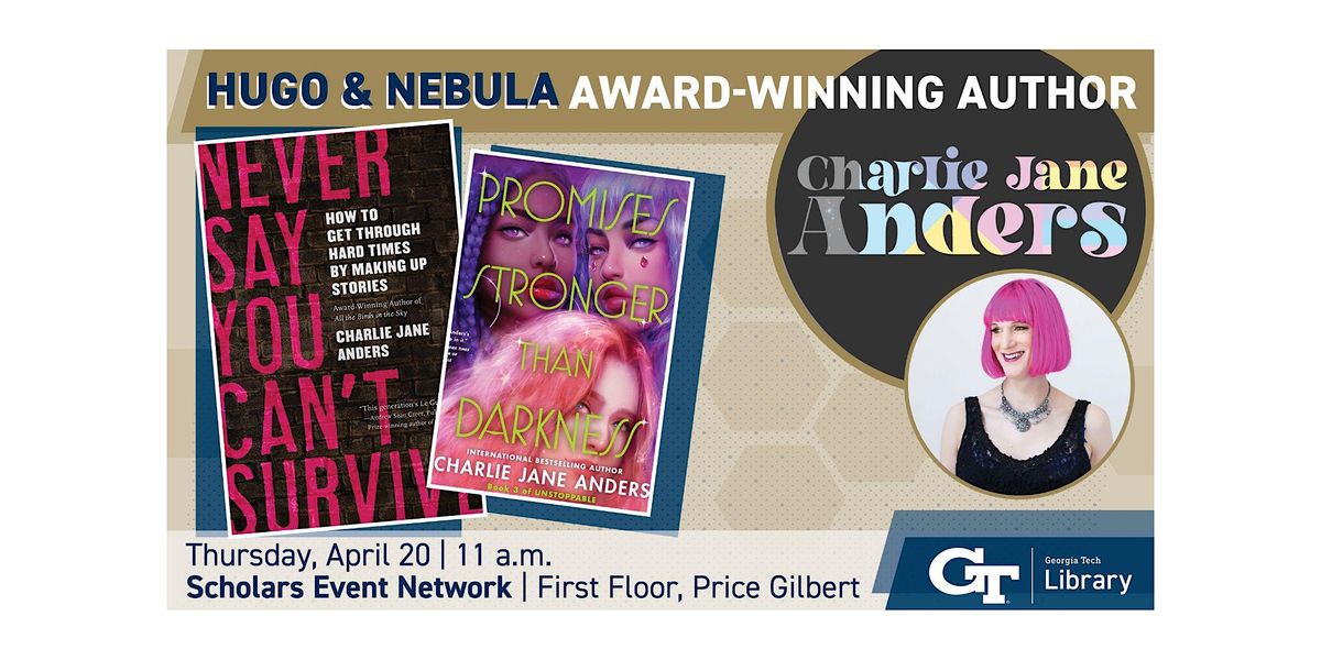 Hugo & Nebula award-winning author Charlie Jane Anders visits Georgia ...