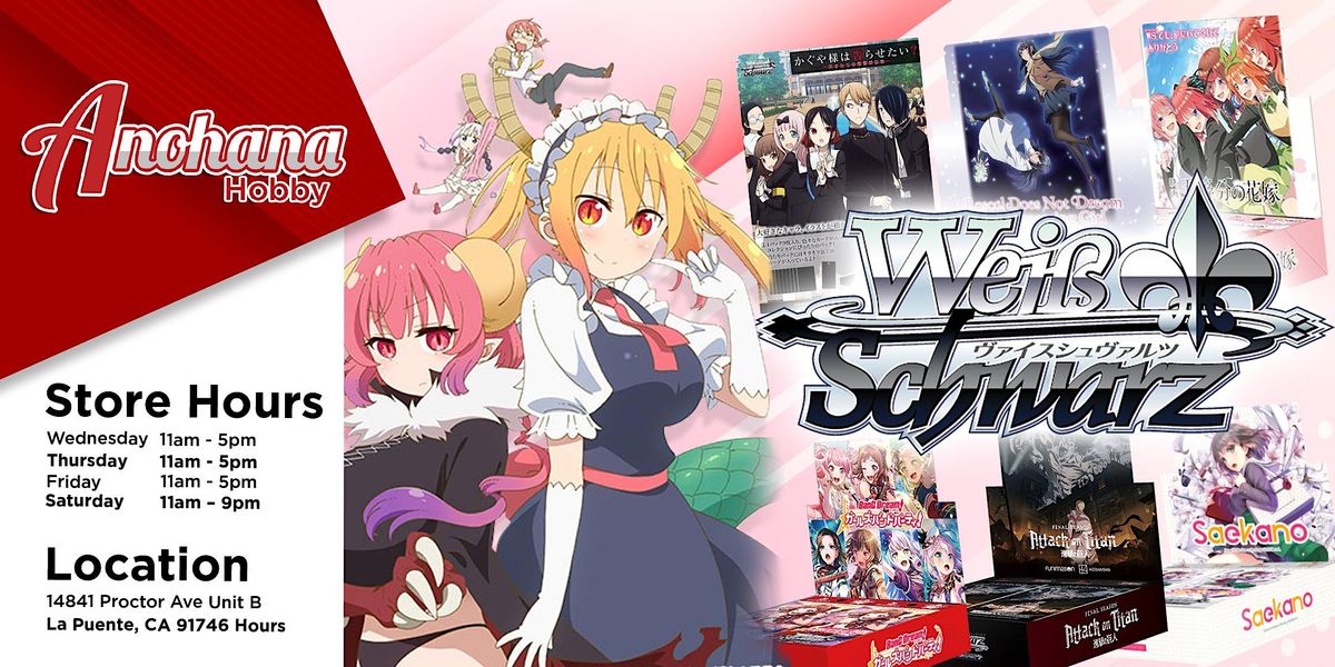 Anohana Hobby - Weiss Schwarz Party