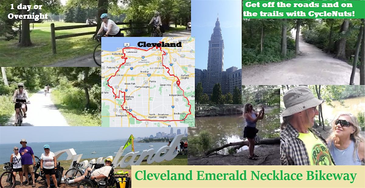 Cleveland Emerald Necklace Bikeway Loop - Smartguided Overnight or Day Tour