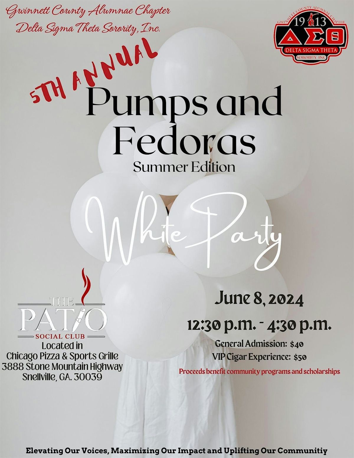 Pumps and Fedoras Summer Edition White Party