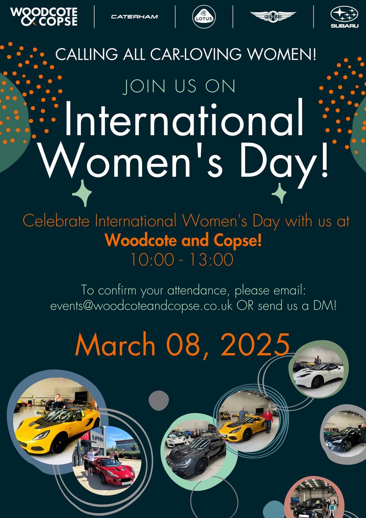 International Women\u2019s Day @ Woodcote & Copse