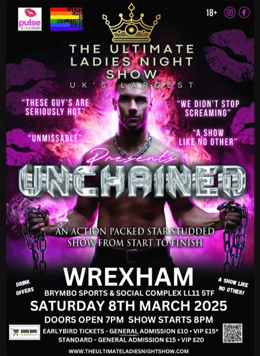 THE ULTIMATE LADIES NIGHT SHOW PRESENTS "UNCHAINED"