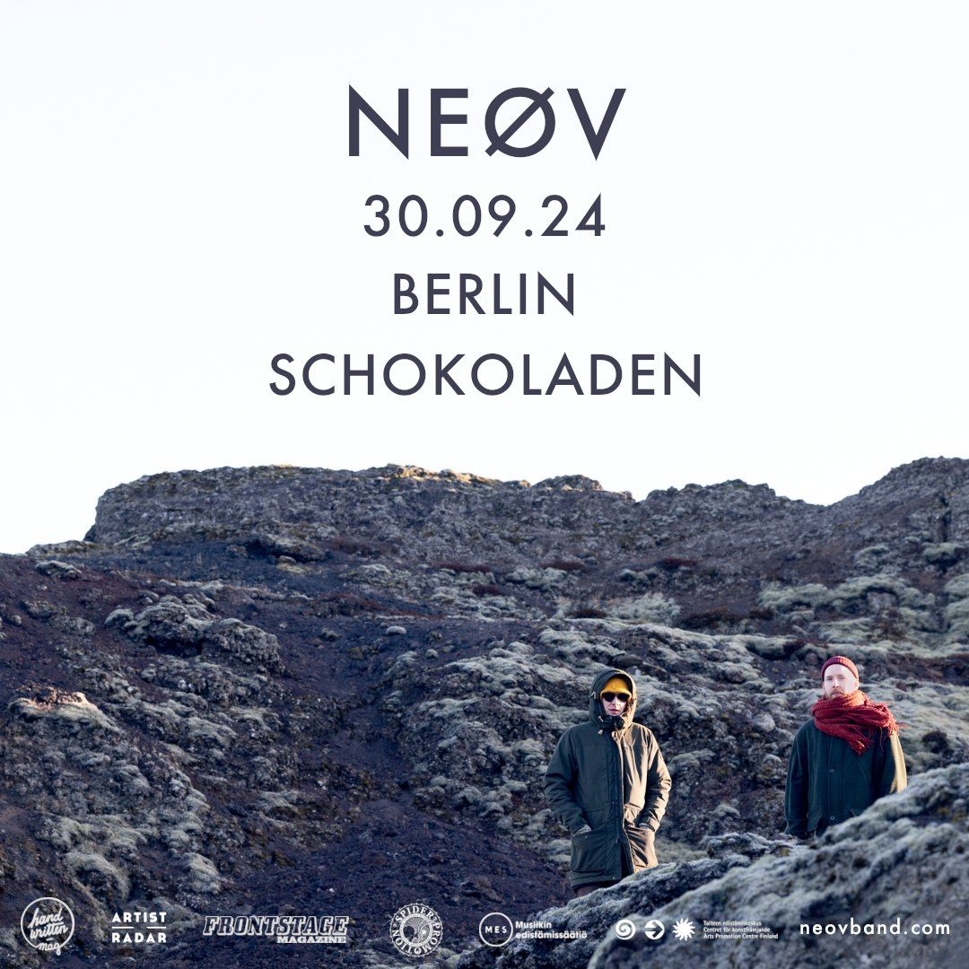 NE\u00d8V (nordic indie from Finland) + Nikita Curtis (Post-Punk from Leipzig)TBA