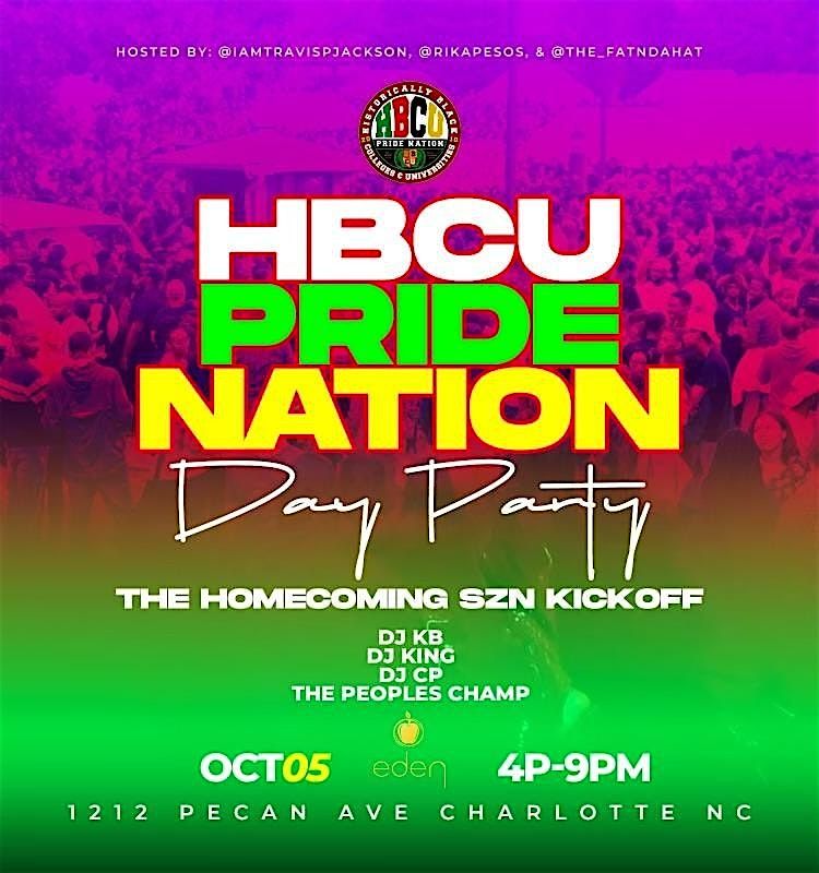 The HBCU Homecoming SZN Kickoff (HBCU Pride Nation Day Party)